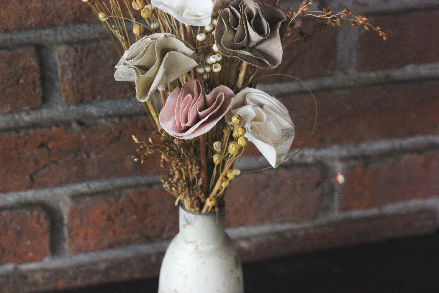 Flores de tela perfumadas