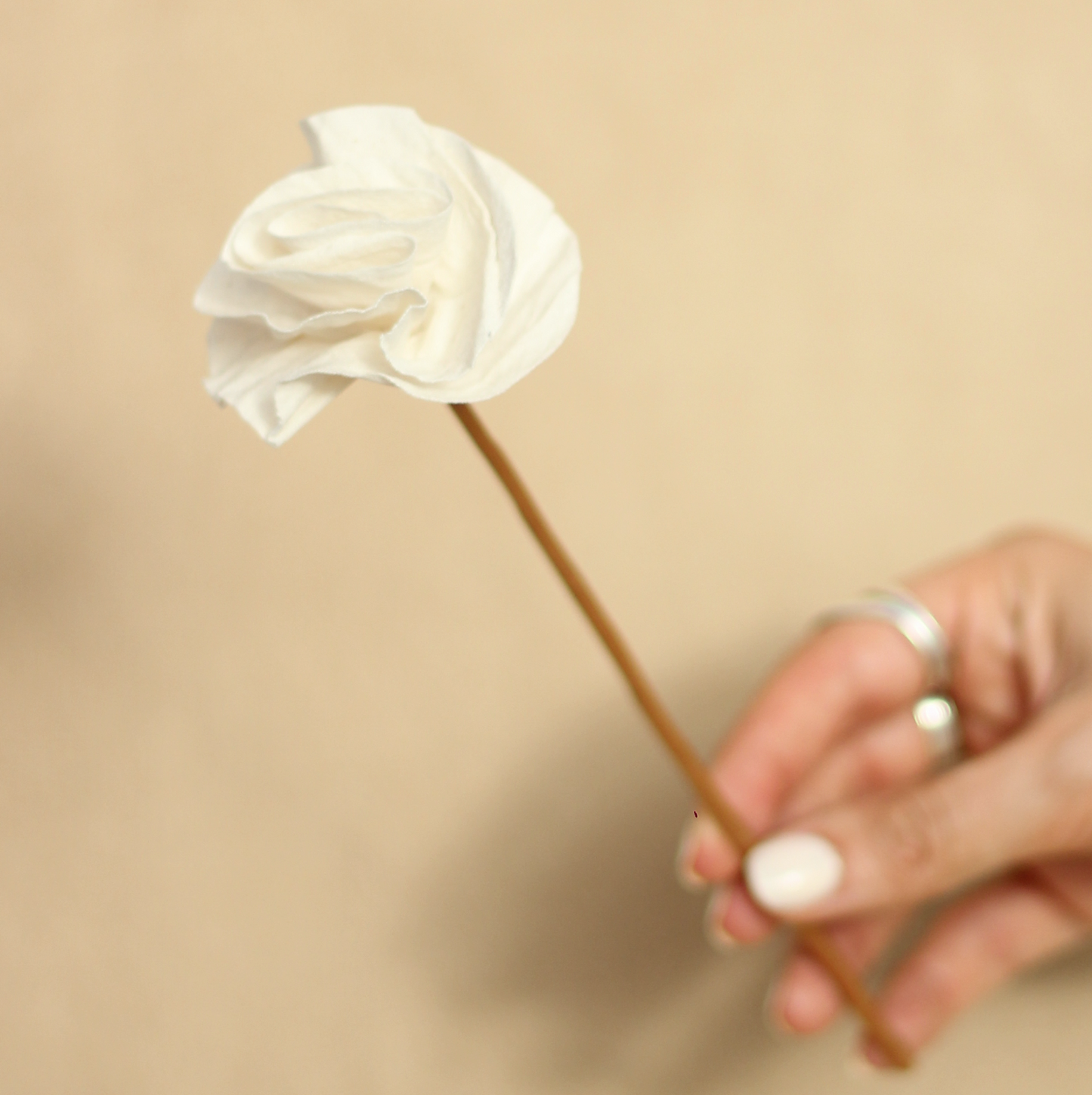 Flores de tela perfumadas