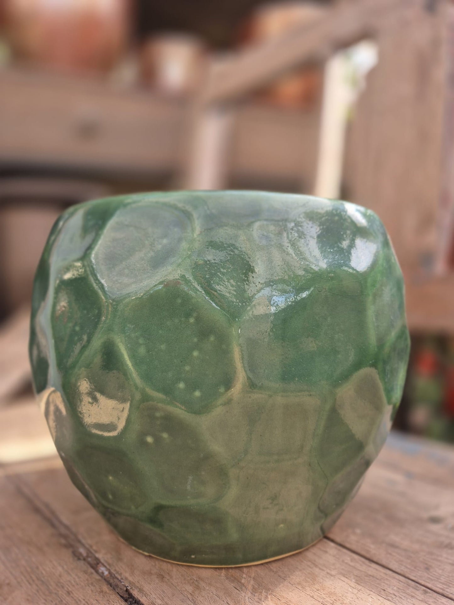 Maceta cerámica esmaltada SYDNEY