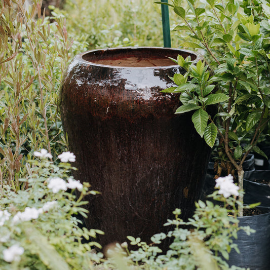 Maceta cerámica esmaltada XL