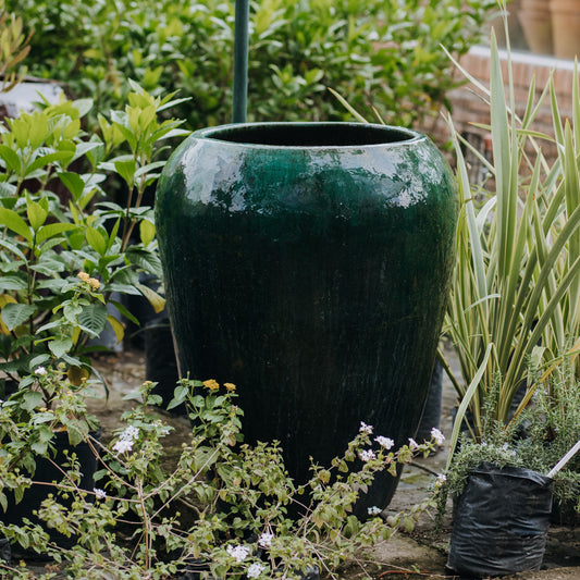 Maceta cerámica esmaltada XL