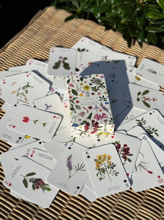 Juego de Cartas Barajas Francesas (Colección Flora Nativa)