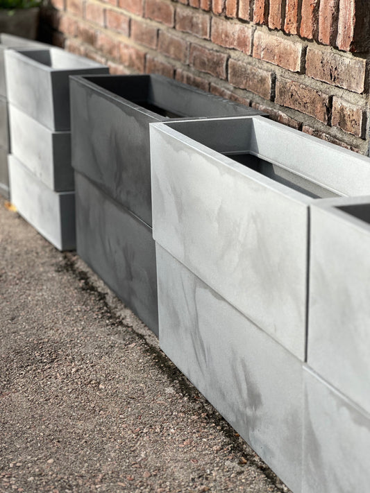 Jardinera rotomoldeada lisa