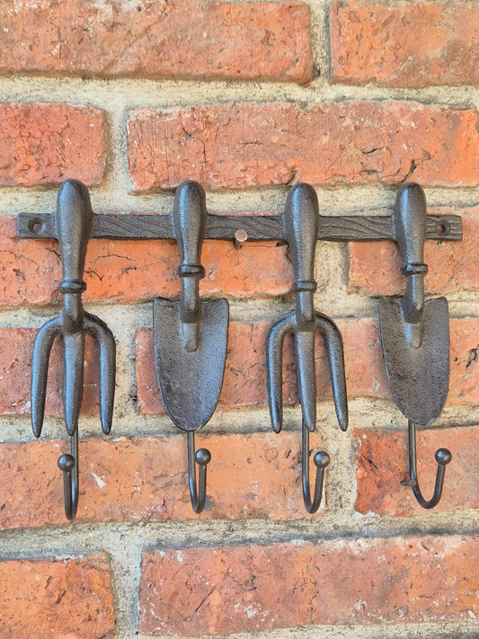 Perchero herramientas de hierro
