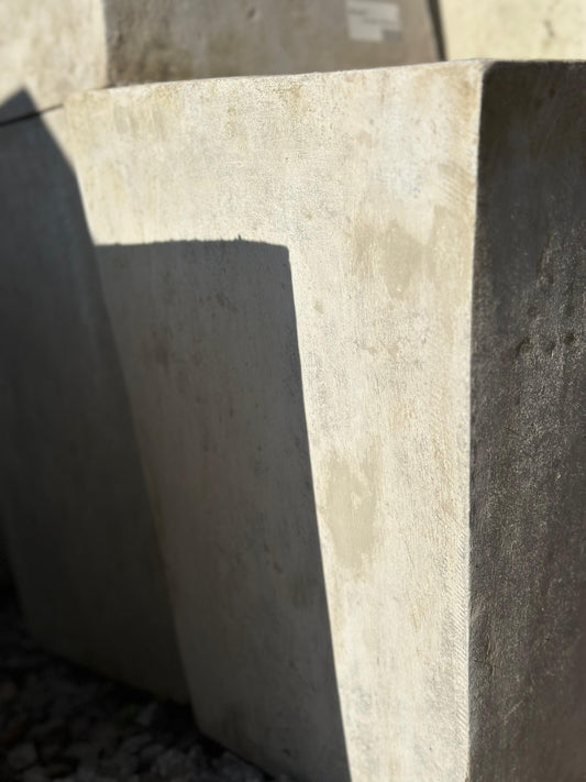 Maceta de fibrocemento cubo cónico