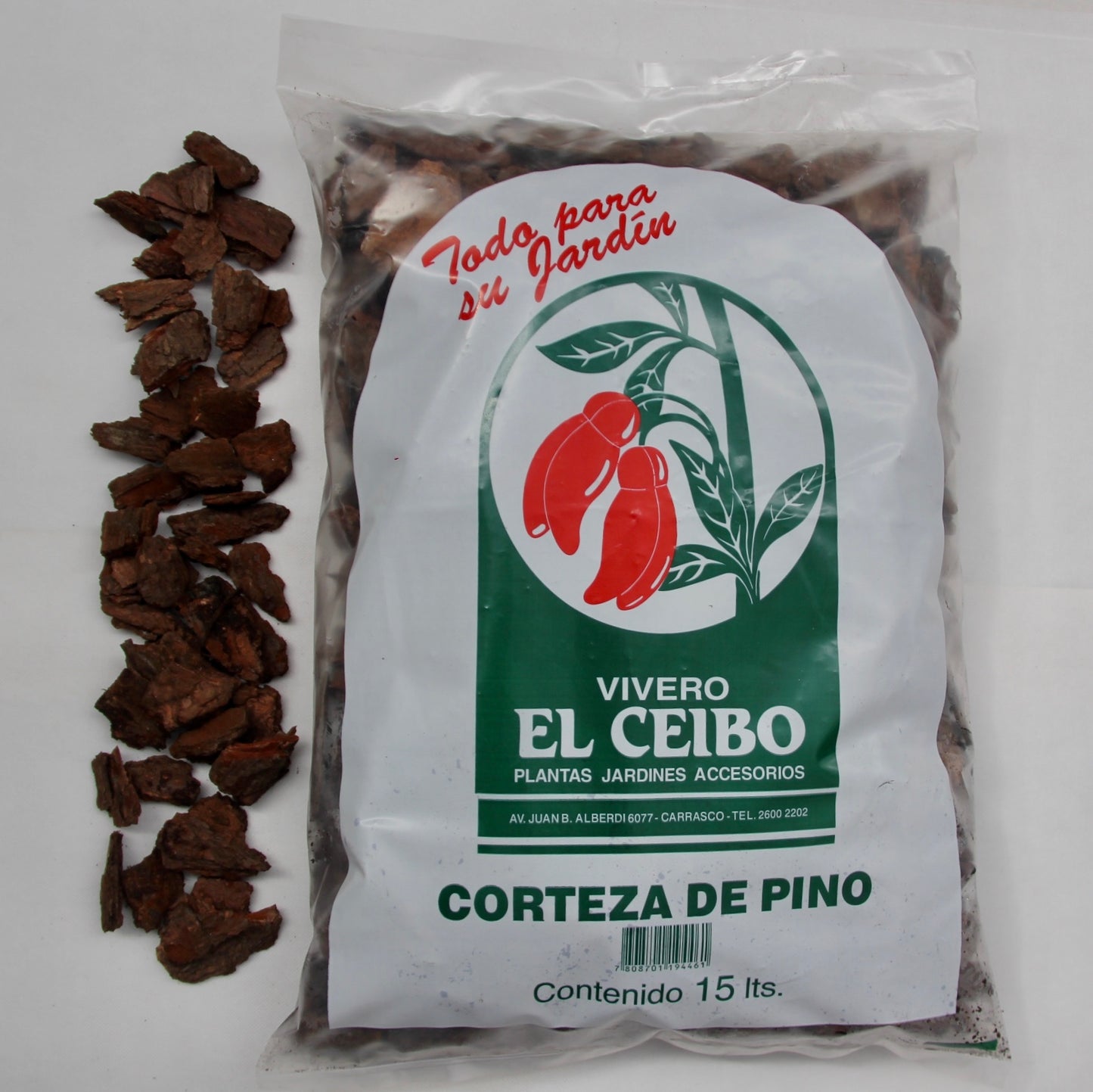 Corteza de Pino o Mulch