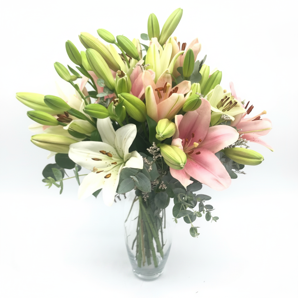 Arreglo de flores Lilium pleno