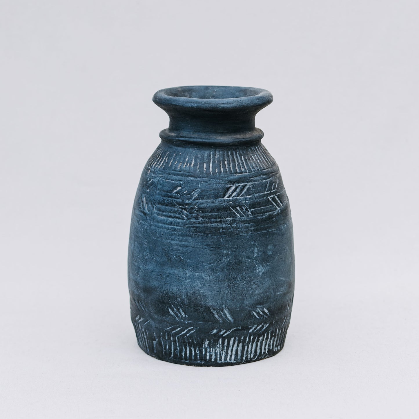 Jarrón Afrodita gris oscuro