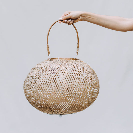 Fanal de rattan oval