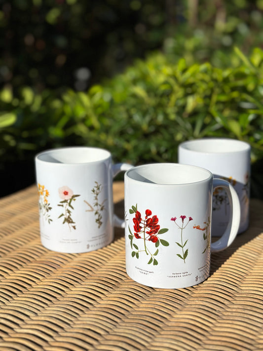 Taza de cerámica  (Colección Flora Nativa)