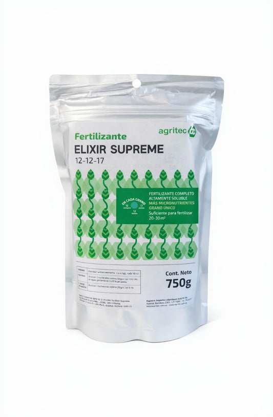 Fertilizante Elixir (12.12.17 + micronutrientes) 750 grs.