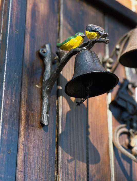 Campana de hierro 2 Pájaros color