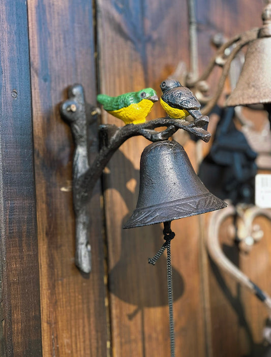 Campana de hierro 2 Pájaros color