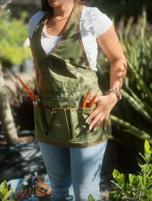 Delantal jardinería liso